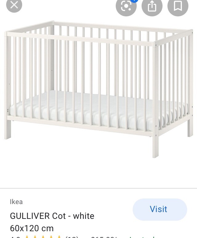 ikea gulliver crib mattress